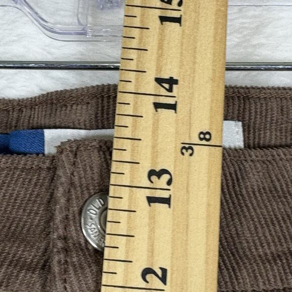 Old Navy Flare Jeans Womens Size 12 Tall Higher High Rise Corduroy Brown Pant - Picture 8 of 10